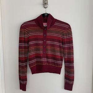 Kate Spade Metallic Striped Sweater